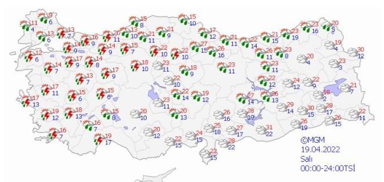 Sıcaklık aniden düşüyor Günlerce sağanak