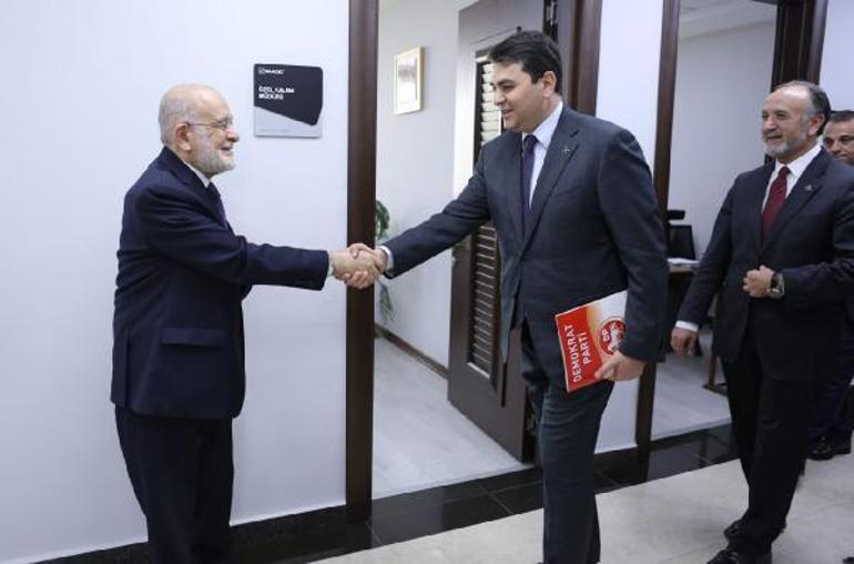 Karamollaoğlu, Demokrat Parti Genel Başkanı Uysal ile görüştü