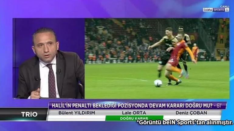 Galatasaray maçı sonrası açıkladı Bir kırmızı, bir penaltıyı atladı Buraların hakemi değil