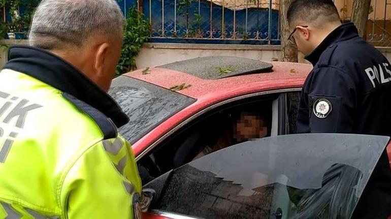 Benzerine filmlerde bile rastlanmayacak kaza Polis güçlükle uyandırdı