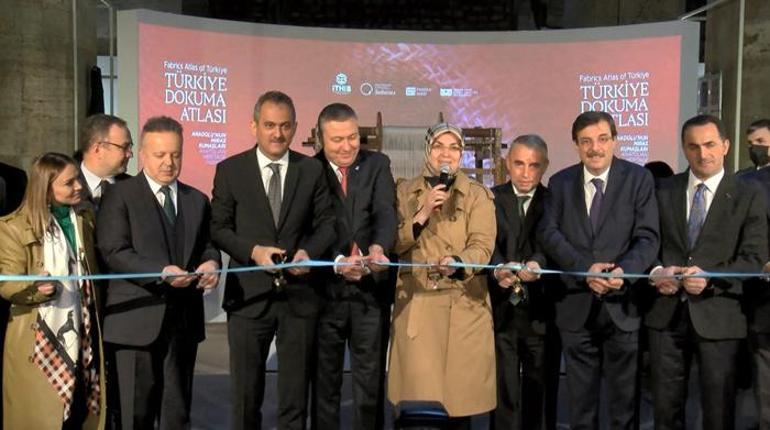 Türkiye Dokuma Atlası sergisinin Tophane-i Amire Kültür Merkezi açıldı