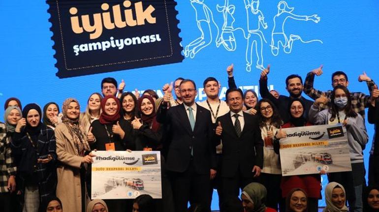 İyilik Şampiyonası başlıyor Bakan Kasapoğlundan 81 ilimize yaygınlaştıracağız müjdesi