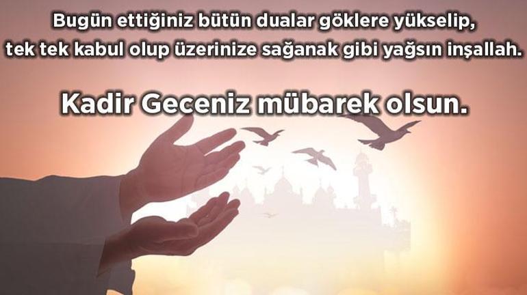 Kadir Geceniz Mübarek Olsun Mesajları 2022 - Özel Dualı ve Ayet Yazılı En Güzel Kadir Gecesi Resimleri