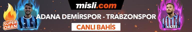 Adana Demirspor-Trabzonspor maçı Tek Maç ve Canlı Bahis seçenekleriyle Misli.com’da