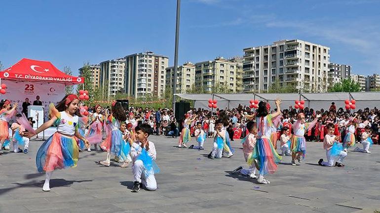 Güneydoğuda 23 Nisan coşkuyla kutlandı