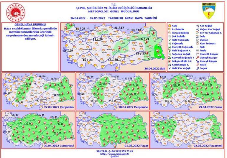 Son dakika... Meteoroloji haritayı yayınladı: Prof. Dr. Orhan Şen açıkladı Bayramda hava nasıl olacak