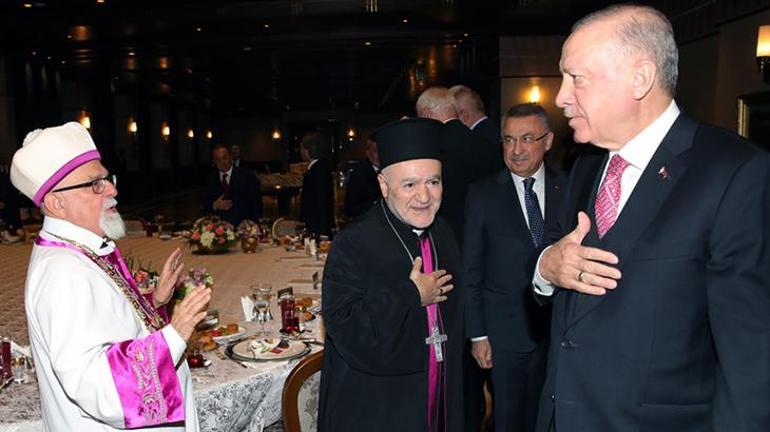 Cumhurbaşkanı Erdoğan dini azınlık temsilcileri ile iftar yaptı