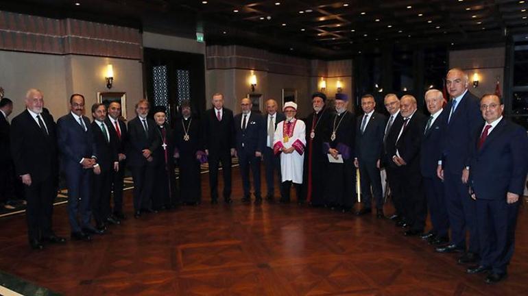 Cumhurbaşkanı Erdoğan dini azınlık temsilcileri ile iftar yaptı