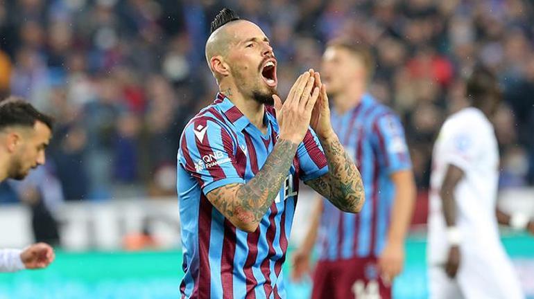 Son dakika haberi: Trabzonsporda Marek Hamsik bir ilk yaşadı