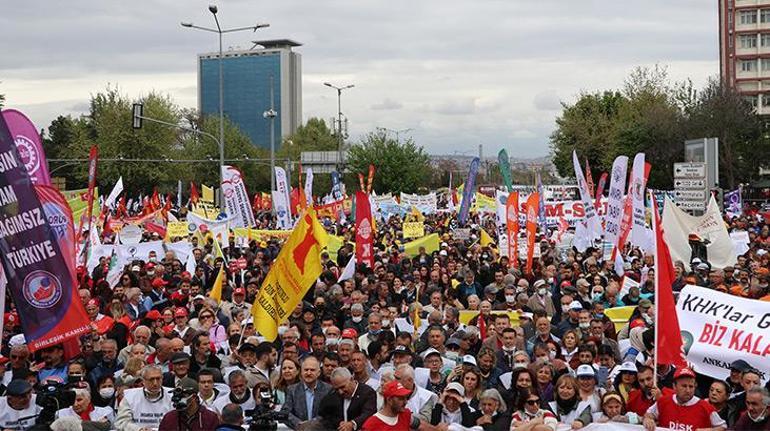 Ankarada coşkulu 1 Mayıs kutlaması