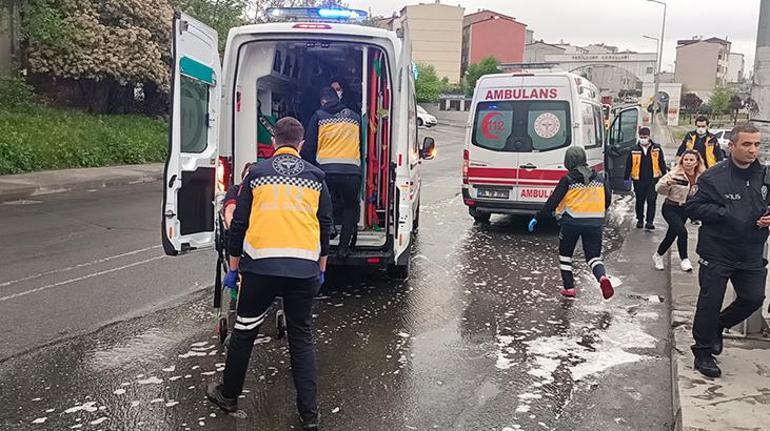 Avcılar’da korkutan yangın 2 kişi hastaneye kaldırıldı