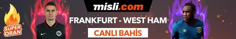 Frankfurt - West Ham maçı Tek Maç ve Canlı Bahis seçenekleriyle Misli.com’da