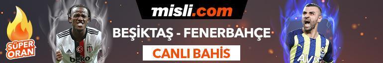 Beşiktaş - Fenerbahçe maçı Tek Maç ve Canlı Bahis seçenekleriyle Misli.com’da