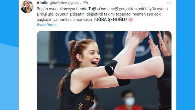 VakıfBankta Tuğba Şenoğlu fırtınası Fenerbahçe yıkıldı, şampiyonluğun kıyısından döndü