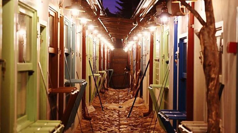 Çorumda 1,5 metre genişliğindeki tarihi arasta restore edildi