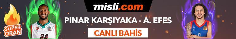 Pınar Karşıyaka - Anadolu Efes canlı bahis heyecanı Misli.comda