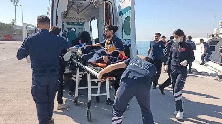 Büyükadada denize düşen sağlık çalışanı ağır yaralandı