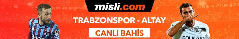 Trabzonspor-Altay maçı canlı bahis seçeneğiyle Misli.comda