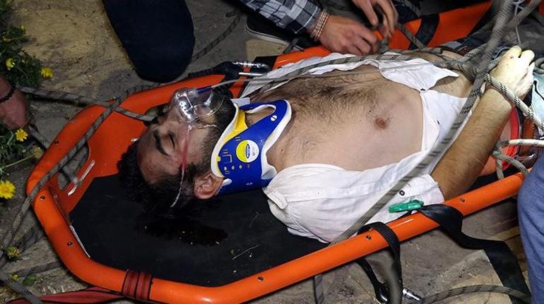 15 metreden düştü Falezlere yaklaşmak yasaktır tabelası dikkat çekti