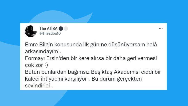 Beşiktaşın 18lik kalecisi Emre Bilgin alev aldı Kariustan sonra tarihe geçti
