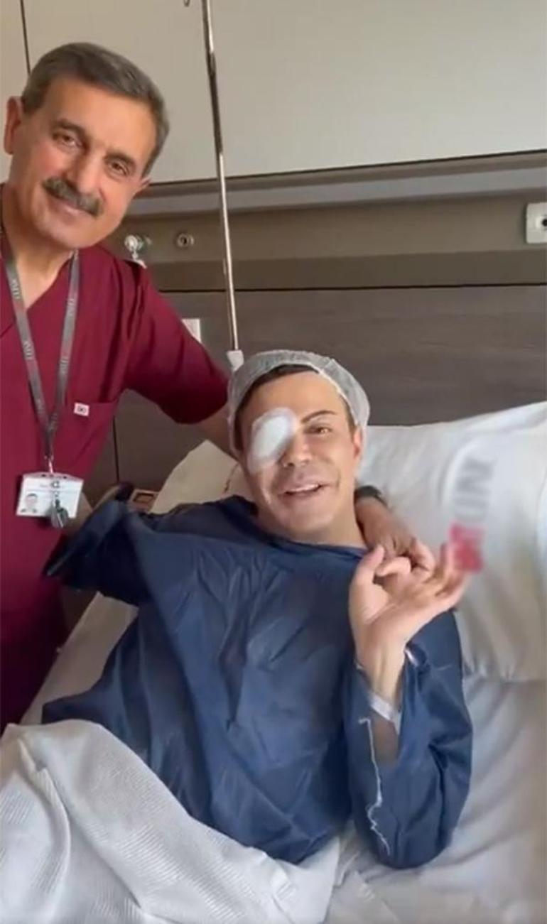 Fatih Ürek sağ gözünden ameliyat oldu