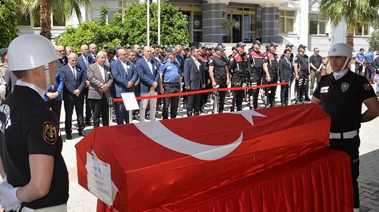 Kazada ölen polis memuru Ergün Sert son yolculuğuna uğurlandı