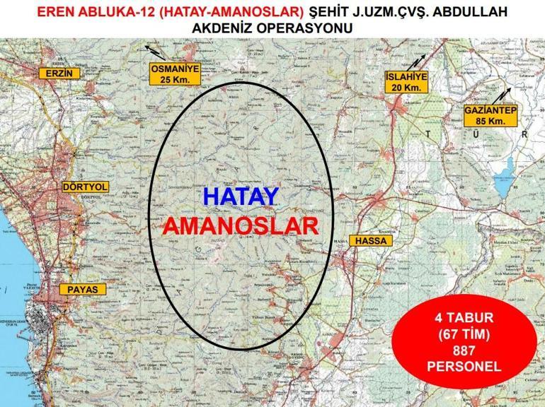 Hatayda 887 personelle operasyon başlatıldı