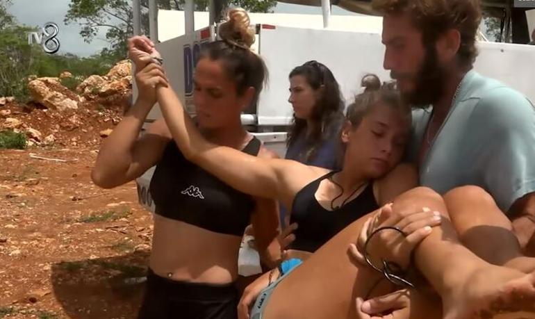 Survivorda korku dolu anlar Nisa bir anda yere yığıldı
