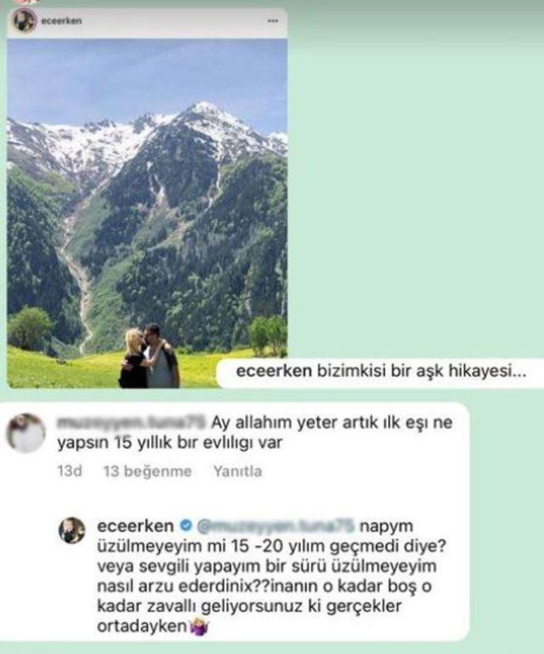 Şafak Mahmutyazıcıoğlunun eski eşiyle ilgili yorum Ece Erkeni kızdırdı