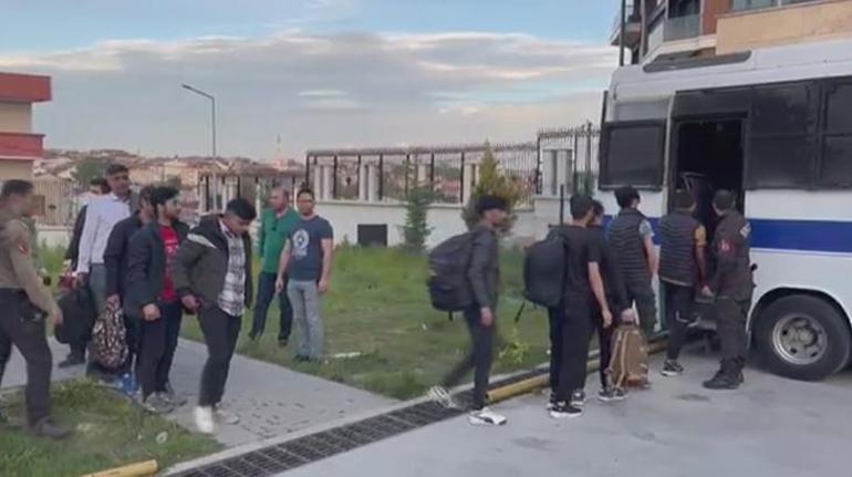 Arnavutköyde 199 göçmen yakalandı