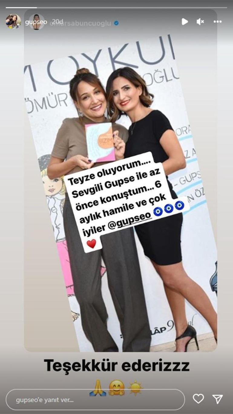 Gupse Özay-Barış Arduç çiftinden mutlu haber