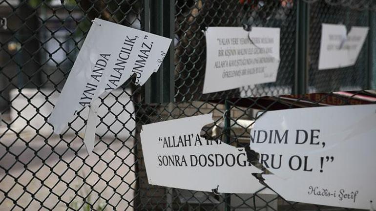 Cami bahçesinde tepki çeken görüntü Bu yapılan çirkin bir şey