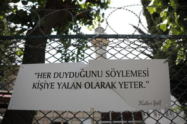 Cami bahçesinde tepki çeken görüntü Bu yapılan çirkin bir şey