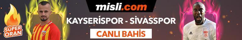 Kayserispor-Sivasspor maçı canlı bahis seçenekleriyle Misli.comda