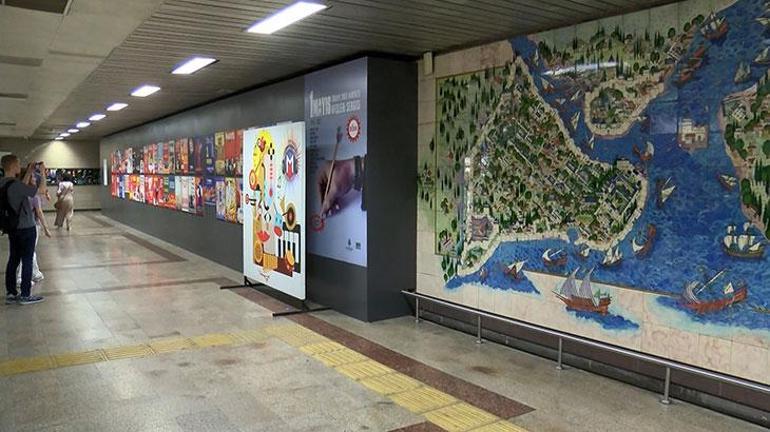 Taksim Metro İstasyonunda çini eser tartışması