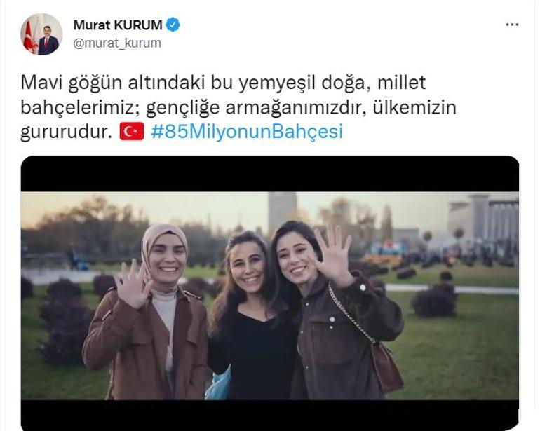 Bakan Kurum paylaştı Gençliğe armağanımızdır