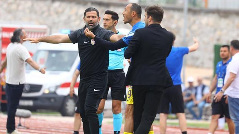 Son dakika: Bandırmaspor - Eyüpspor maçında Umut Bulut çılgına döndü İbrahim Üzülmezden büyük tepki