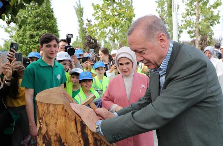 Atatürk Havalimanı’nda büyük heyecan İlk fidanı Erdoğan dikti