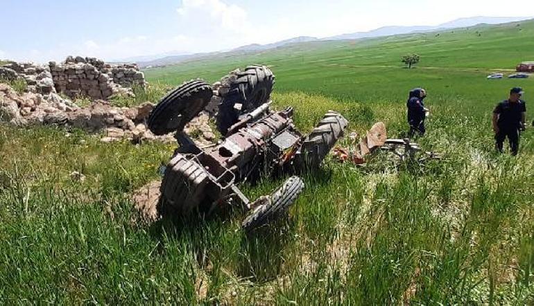 Sivasta traktör devrildi: 1 ölü, 1 yaralı