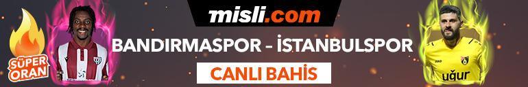 Bandırmaspor-İstanbulspor maçı canlı bahis seçeneğiyle Misli.comda
