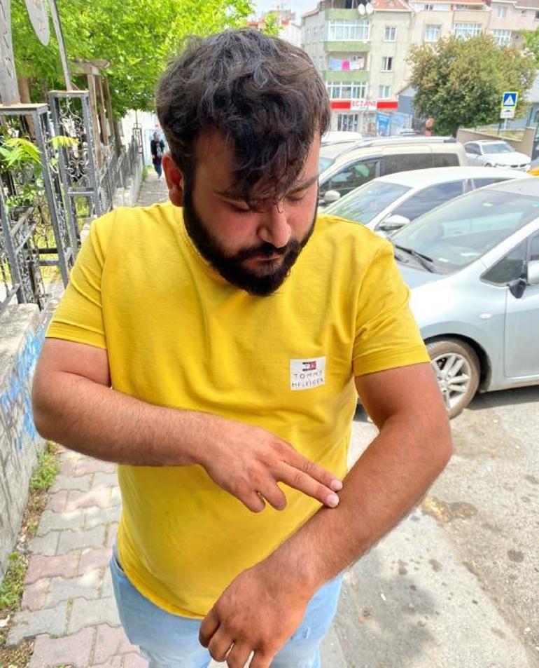 Yer: İstanbul Kaza sonrası taksiyi parçaladılar