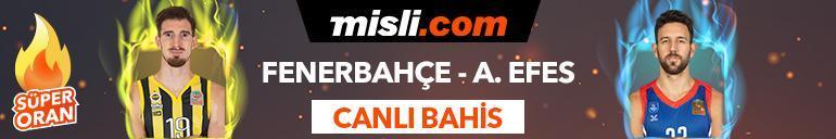 Fenerbahçe Beko-Anadolu Efes maçı Tek Maç, Canlı Bahis, Canlı İzle ve Süper Oran seçenekleriyle Misli.comda