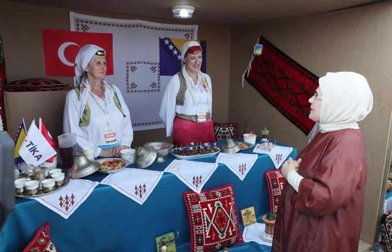 Emine Erdoğandan Etnospor Kültür Festivaline ziyaret