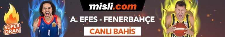 Anadolu Efes - Fenerbahçe Beko maçı Tek Maç, Canlı Bahis ve Canlı İzle seçenekleriyle Misli.com’da
