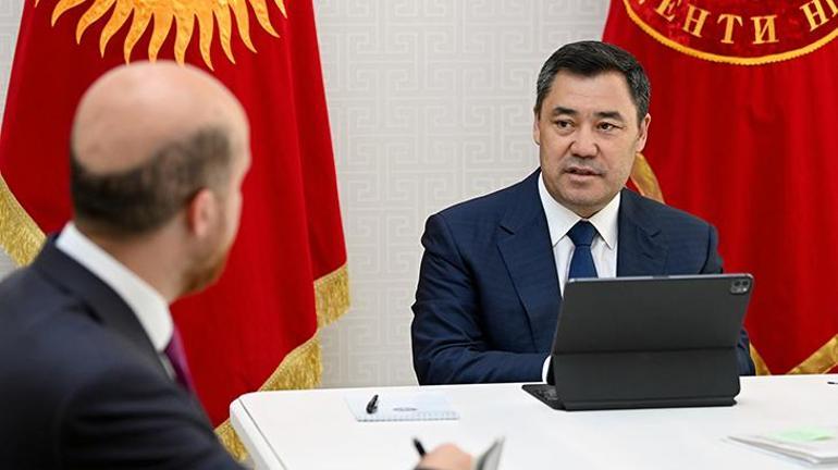 Kırgızistan Cumhurbaşkanı Caparov Bilal Erdoğan’ı kabul etti