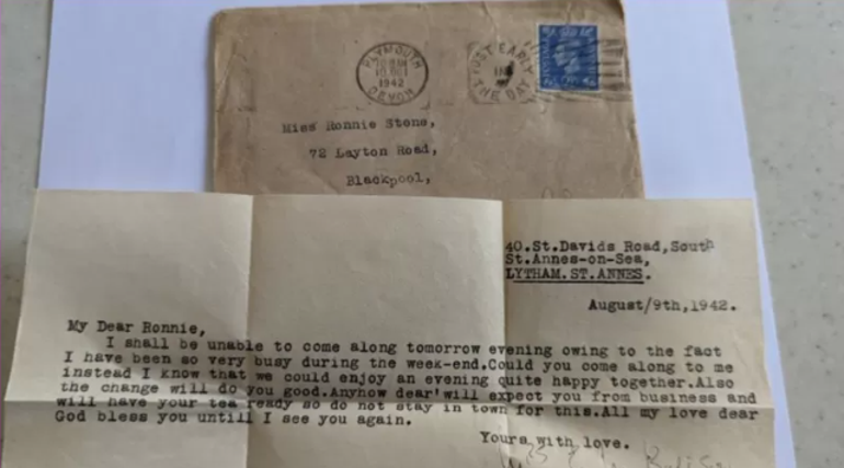 Boş bir evde İkinci Dünya Savaşından kalma aşk mektupları bulundu