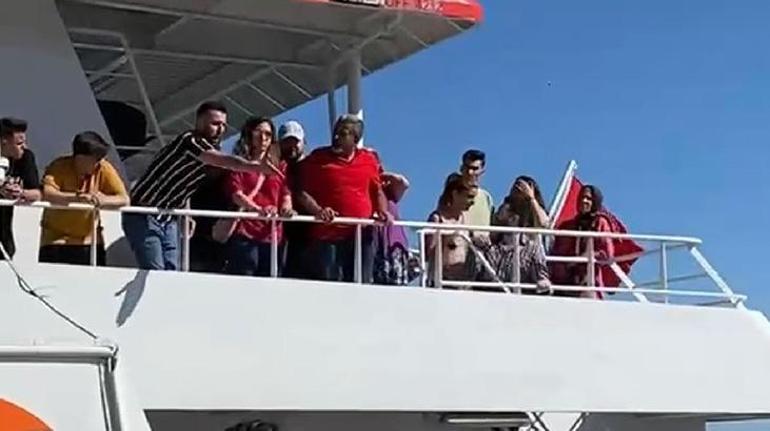 Koltuk tartışması, deniz otobüsünü geri döndürdü