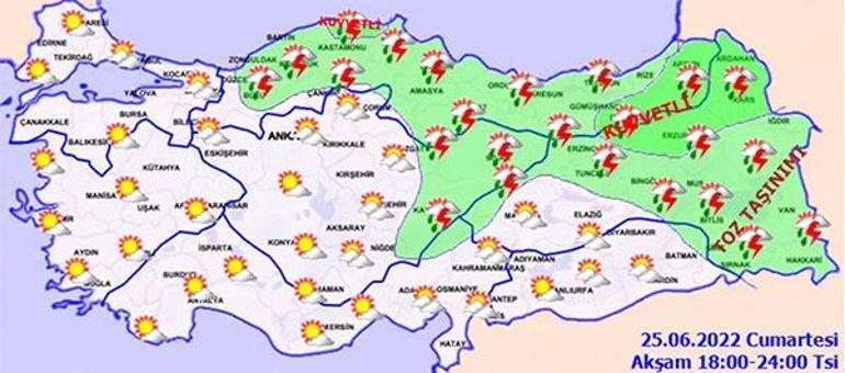 Meteoroloji bölge bölge uyardı: Kuvvetli yağış, fırtına ve toz taşınımı geliyor
