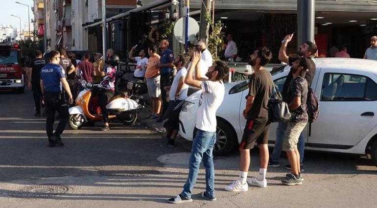 Antalyada inanılmaz anlar 2.kez yaptı vatandaşlar takip etti