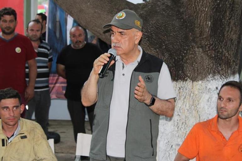 Cumhurbaşkanı Erdoğandan Marmaristeki orman işçilerine teşekkür telefonu